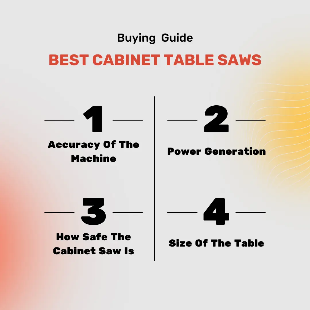 What To Look For In The Best Cabinet Table Saw