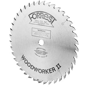 8. Forrest WW10407100 Woodworker II 40-Tooth Saw Blade