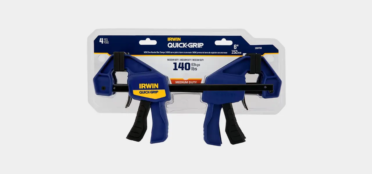 IRWIN QUICK-GRIP 1964758 One-Handed Clamps