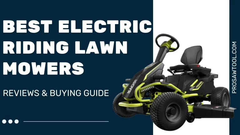 6 Best Electric Riding Lawn Mowers 2022