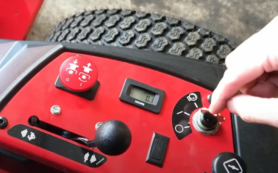Start Mower with Ignition Key