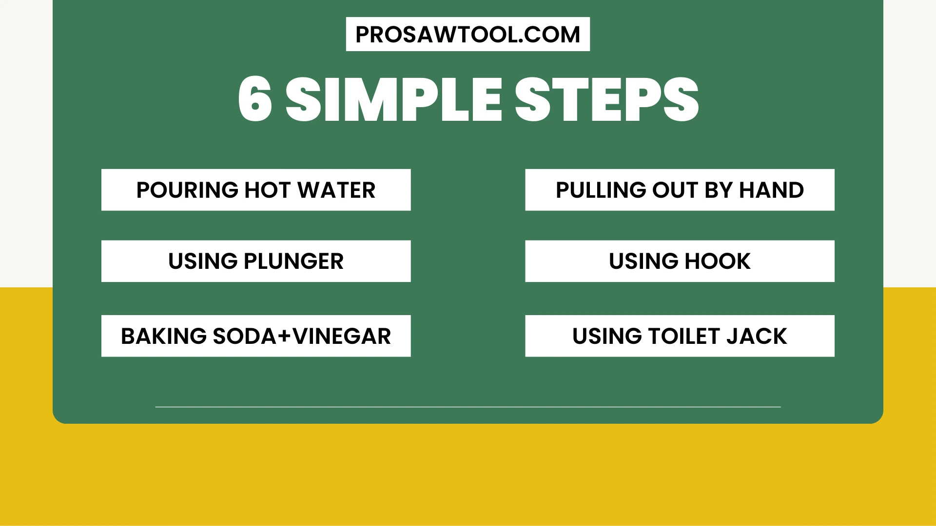 Steps to Unclog A Shower Drain