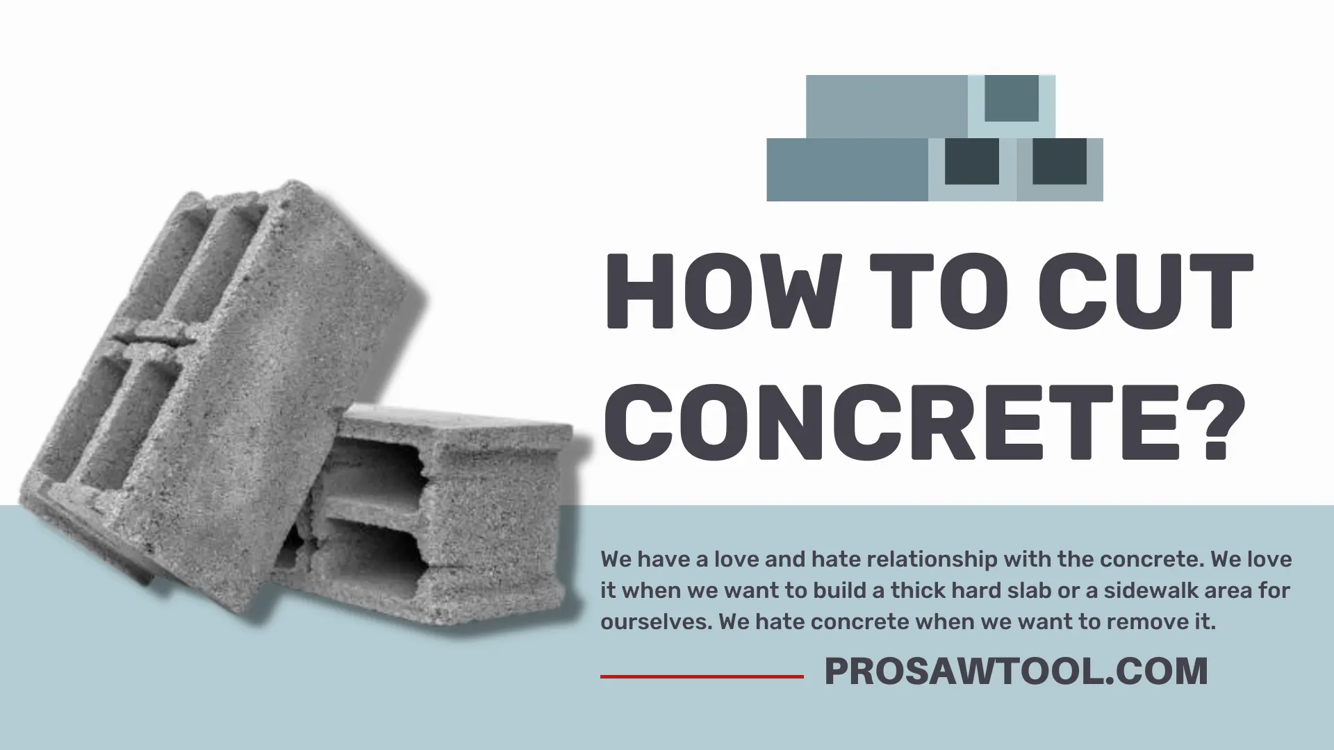 How To Cut Concrete