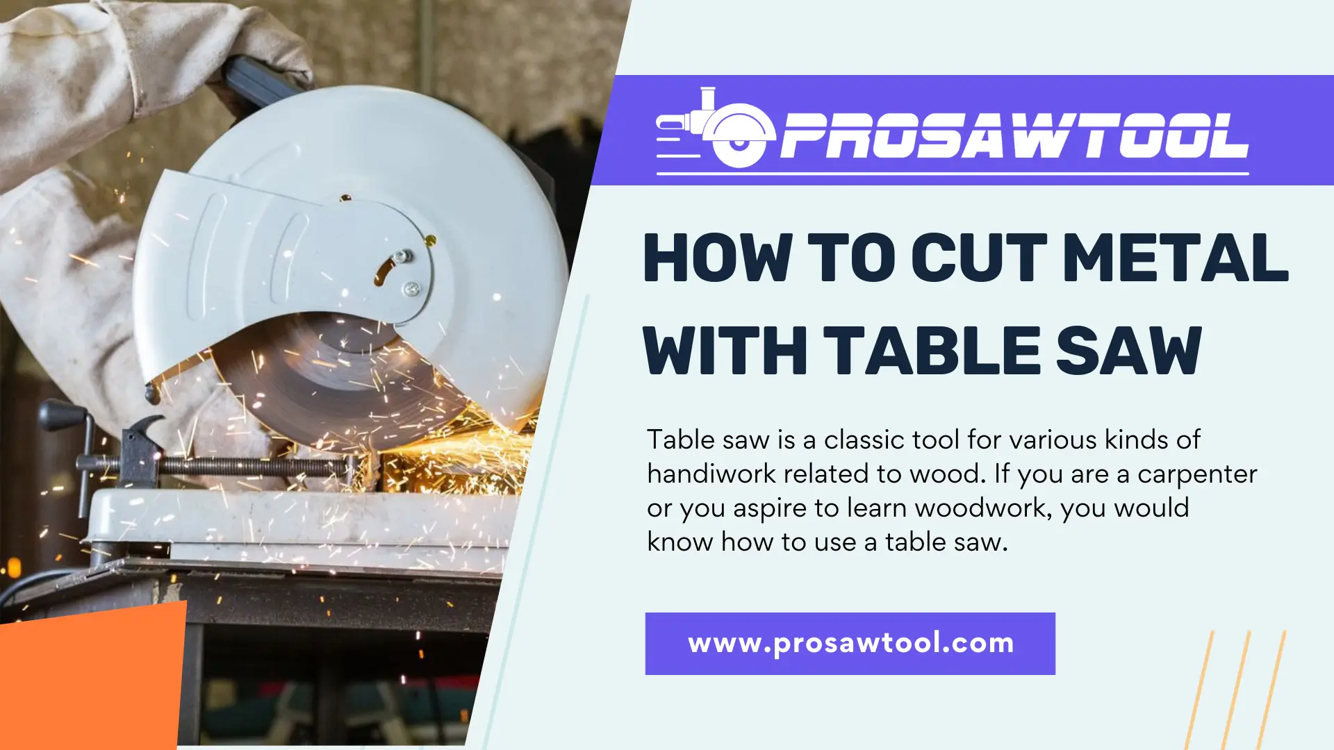 How to cut metal with table saw