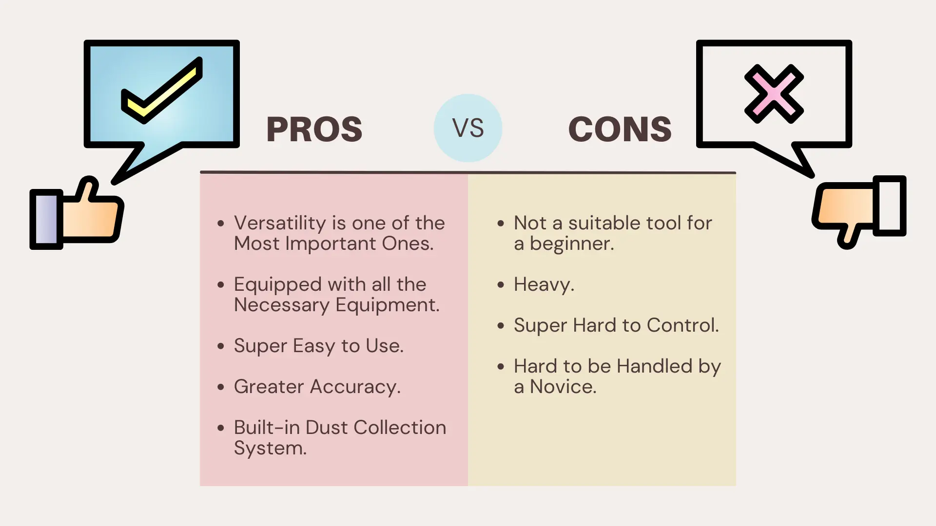 Pros And Cons Of A Table Saw